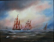 The Burlington Races, War of 1812 16in x 20in $2,000